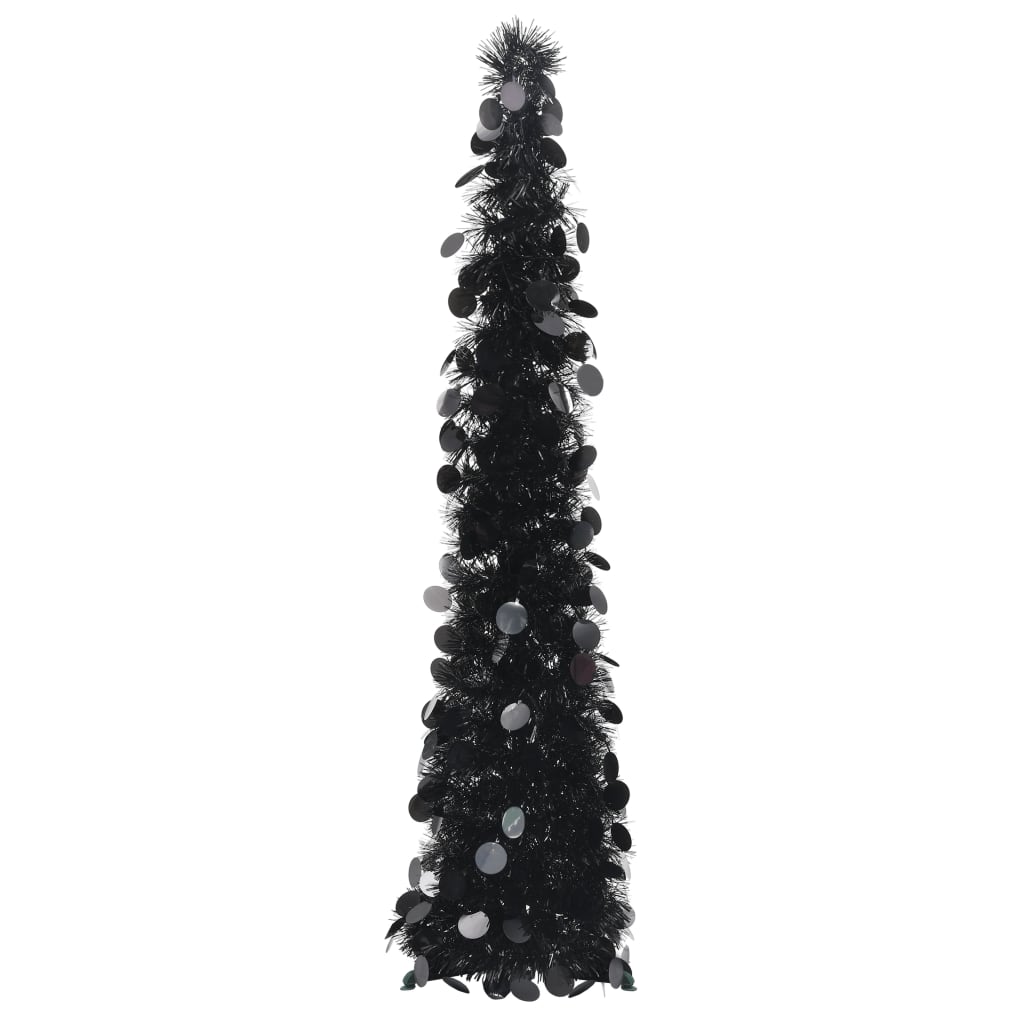 Schwarzer Pop-Up Weihnachtsbaum - 120cm