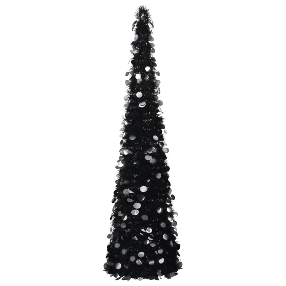 Schwarzer Pop-Up Weihnachtsbaum 180cm