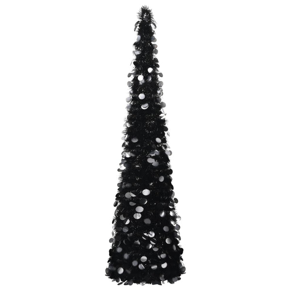 Schwarzer Pop-Up Weihnachtsbaum 180cm