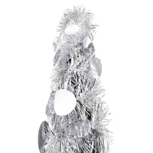 Silberner Pop-Up Weihnachtsbaum 120cm
