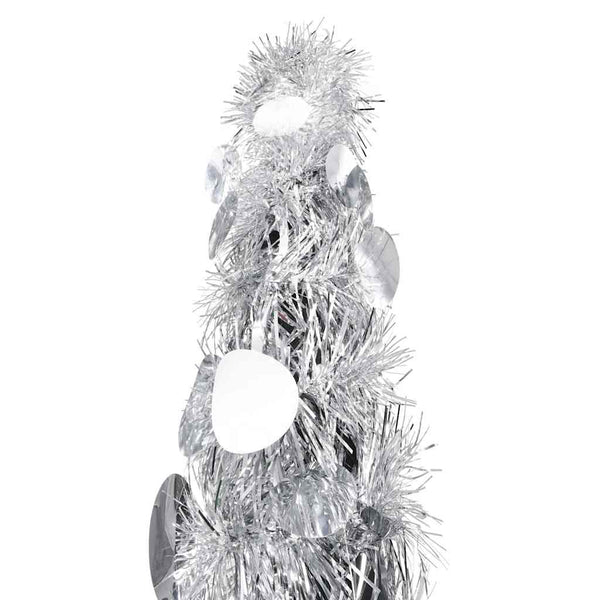 Silberner Pop-Up Weihnachtsbaum 120cm