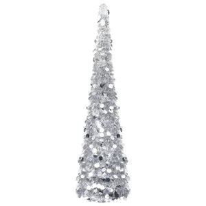 Silberner Pop-Up Weihnachtsbaum 150cm