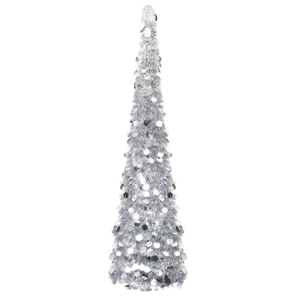 Silberner Pop-Up Weihnachtsbaum 150cm