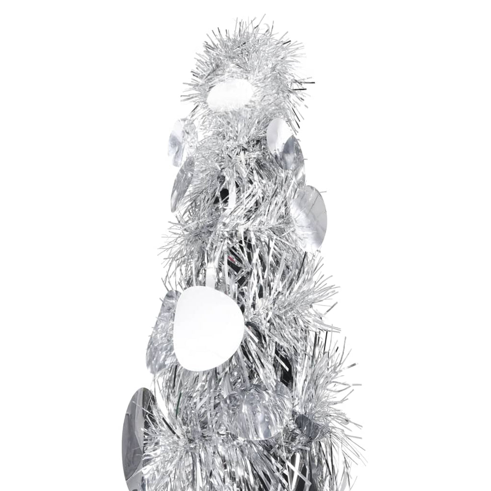 Silberner Pop-Up Weihnachtsbaum 180cm