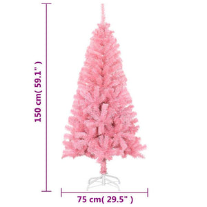 Rosa Weihnachtsbaum Künstlich 150cm