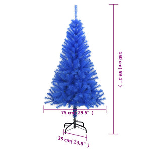 Blauer künstlicher Weihnachtsbaum 150cm