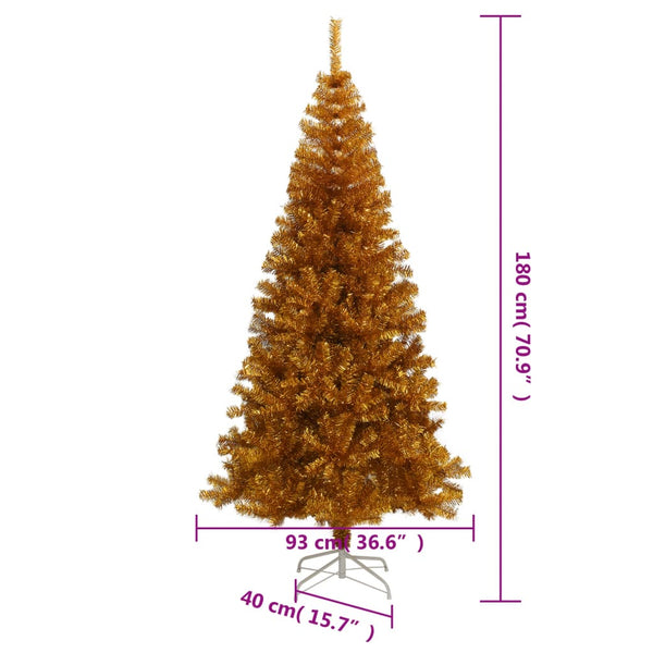 Goldener Weihnachtsbaum Künstlich 180cm