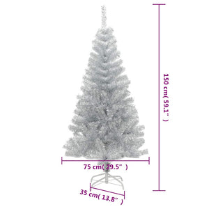 Silberner Weihnachtsbaum 150cm
