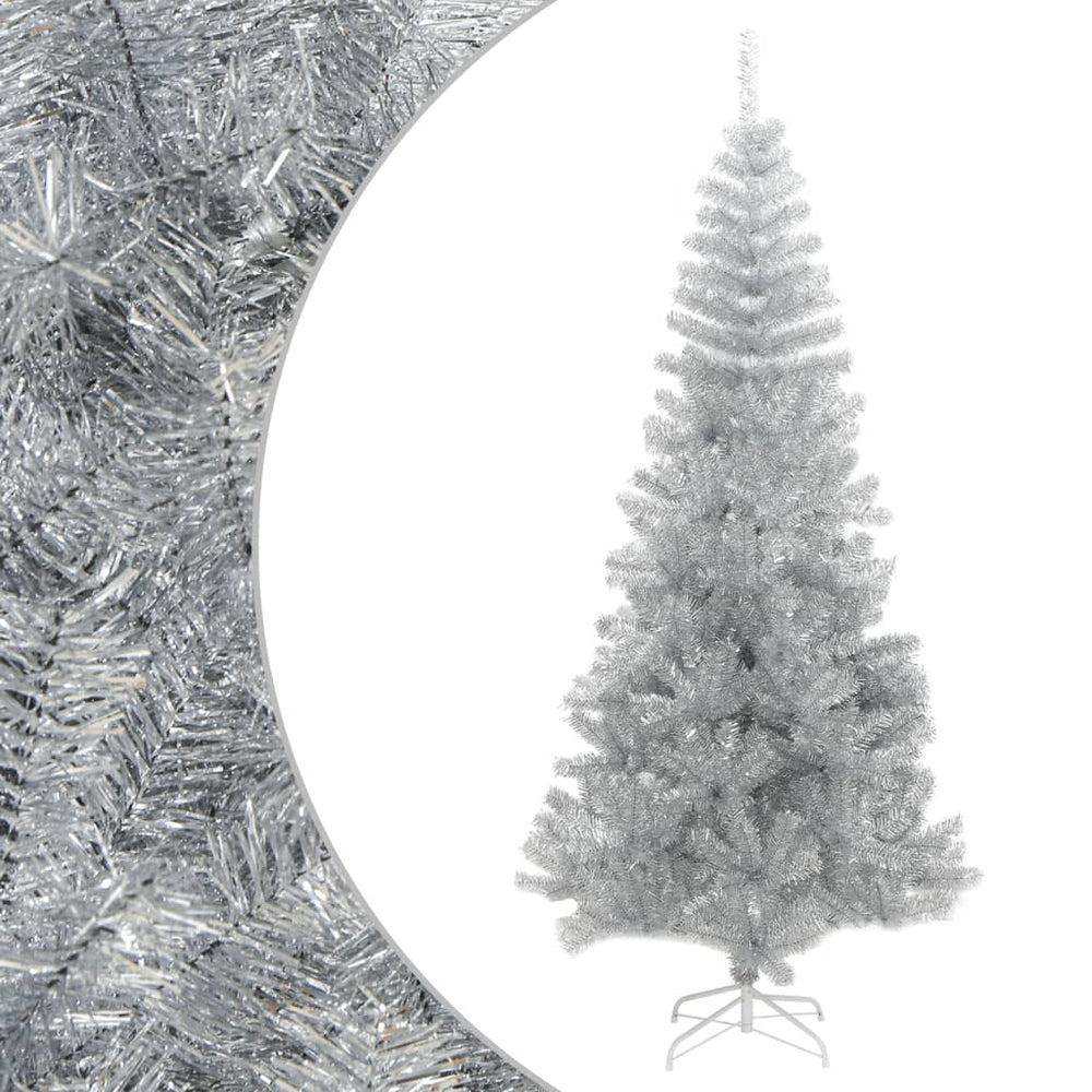 Silberner Weihnachtsbaum 210 cm