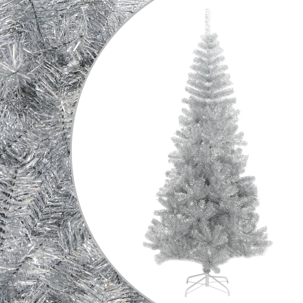 Silberner Weihnachtsbaum 210 cm