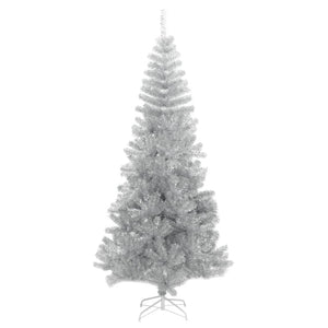 Silberner Weihnachtsbaum 210 cm