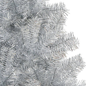 Silberner Weihnachtsbaum 210 cm
