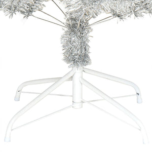 Silberner Weihnachtsbaum 210 cm