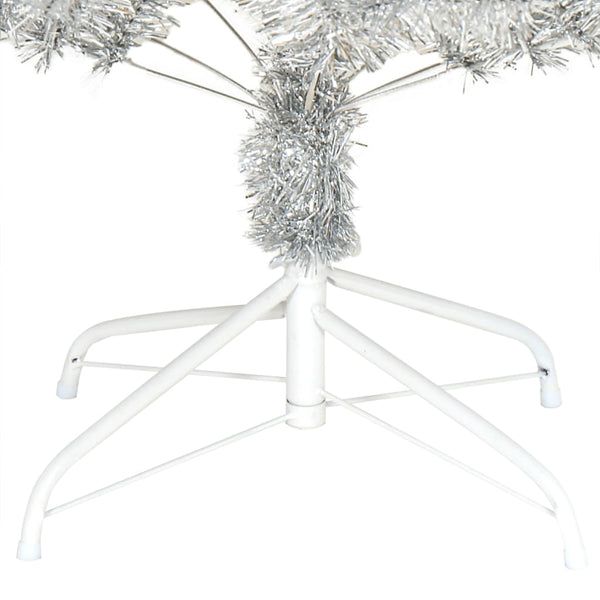 Silberner Weihnachtsbaum 210 cm