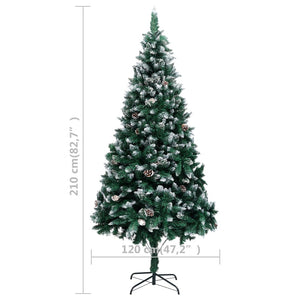 Künstlicher Weihnachtsbaum 210cm mit Schnee
