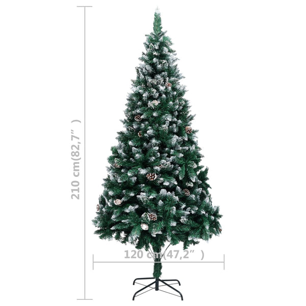 Künstlicher Weihnachtsbaum 210cm mit Schnee