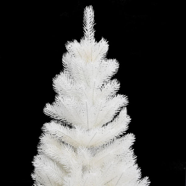 vidaXL Sapin de Noël artificiel Aiguilles réalistes Blanc 90 cm