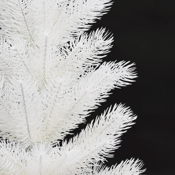 vidaXL Sapin de Noël artificiel Aiguilles réalistes Blanc 90 cm