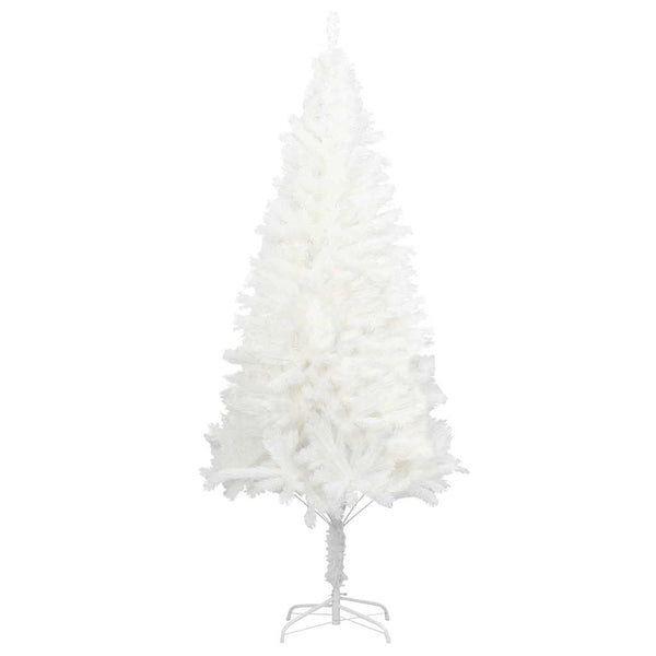 vidaXL Sapin de Noël artificiel Aiguilles naturelles Blanc 120 cm