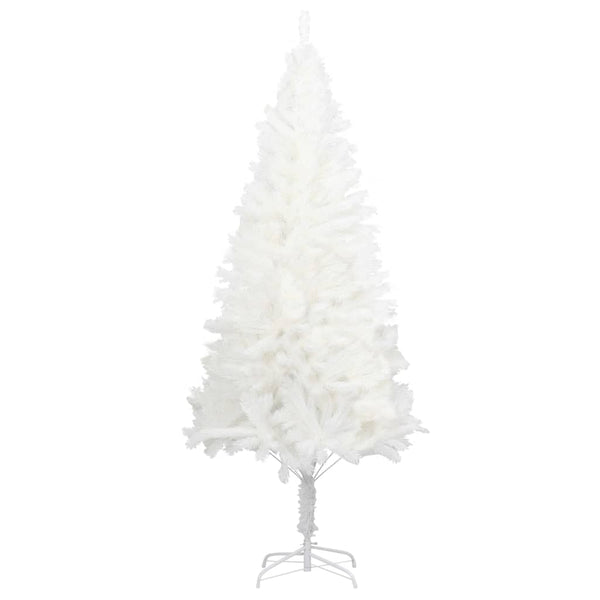 vidaXL Sapin de Noël Artificiel Aiguilles Réalistes Blanc 150 cm