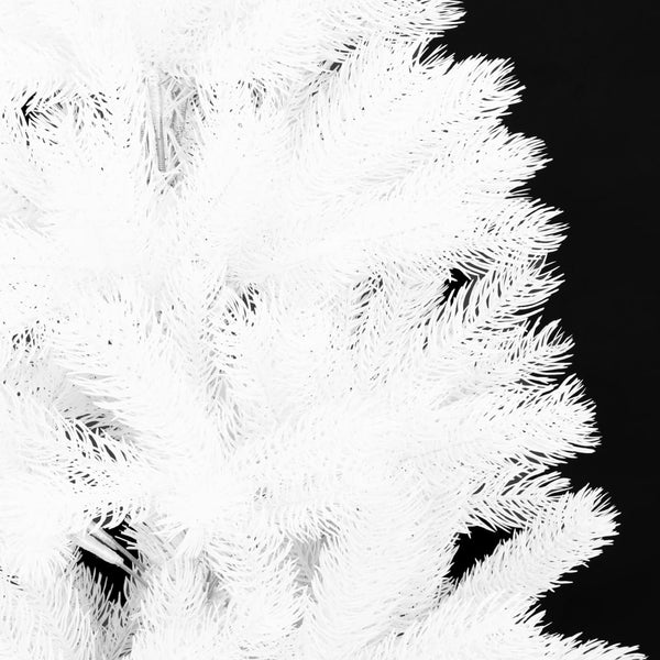 vidaXL Sapin de Noël Artificiel Aiguilles Réalistes Blanc 150 cm