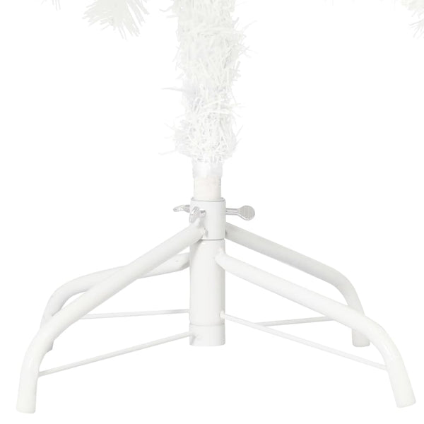 vidaXL Sapin de Noël Artificiel Aiguilles Réalistes Blanc 150 cm