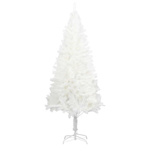 vidaXL Sapin de Noël Artificiel Aiguilles Réalistes Blanc 210 cm