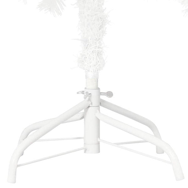 vidaXL Sapin de Noël Artificiel Aiguilles Réalistes Blanc 240 cm