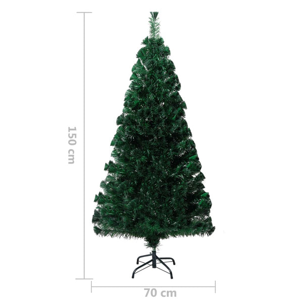 Künstlicher Weihnachtsbaum Grün 150cm mit LED