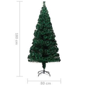 Künstlicher Weihnachtsbaum Grün 180cm mit LED