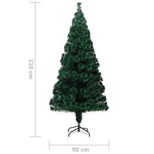Künstlicher Weihnachtsbaum Grün 210cm mit Ständer