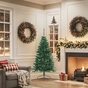 Halb Weihnachtsbaum Grün 150cm