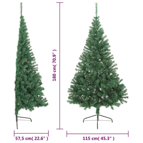 Halb-Weihnachtsbaum Grün 180cm