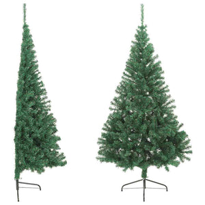 Halber Weihnachtsbaum Grün 210cm
