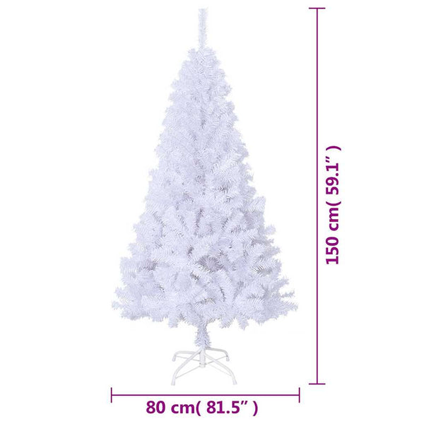 Weißer Künstlicher Weihnachtsbaum 150cm