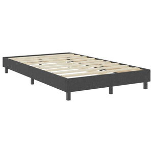 Boxspringbett Dunkelgrau Stoff 120x200 cm