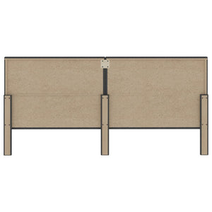 Boxspringbett Dunkelgrau Stoff 200x200 cm