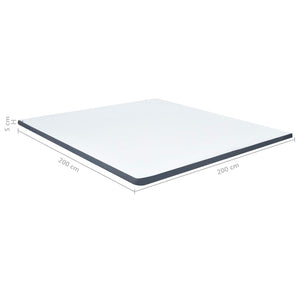 Boxspringbett Dunkelgrau Stoff 200x200 cm