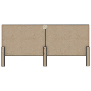 Boxspringbett Dunkelgrau Stoff 200x200 cm