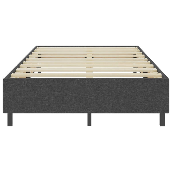 Boxspringbett Dunkelgrau Stoff 120x200 cm