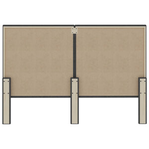Boxspringbett Dunkelgrau Stoff 160x200 cm