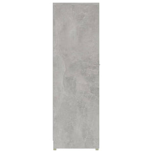 Betongrauer Badezimmerschrank 30x30x95 cm