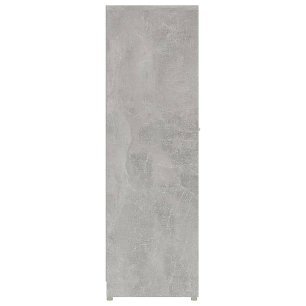 Betongrauer Badezimmerschrank 30x30x95 cm