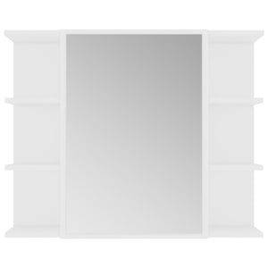 Weißer Bad-Spiegelschrank 80 cm
