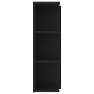 Schwarzer Bad Spiegelschrank 80cm