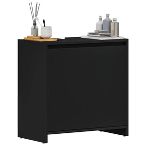 Schwarzer Badezimmerschrank 60 cm