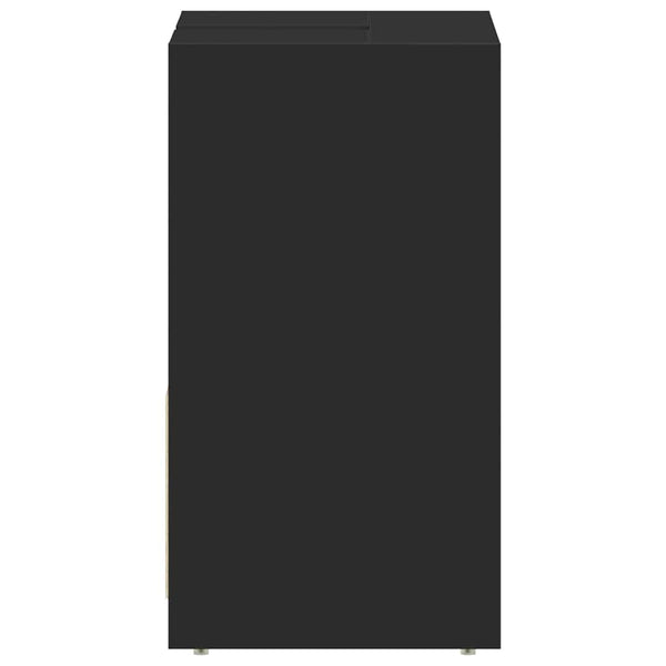 Schwarzer Badezimmerschrank 60 cm