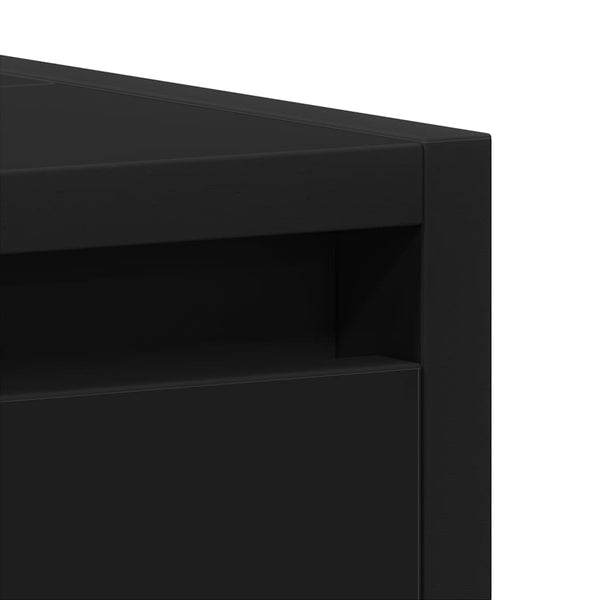 Schwarzer Badezimmerschrank 60 cm
