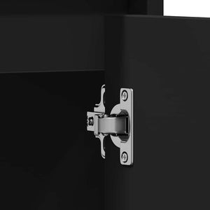 Schwarzer Badezimmerschrank 60 cm
