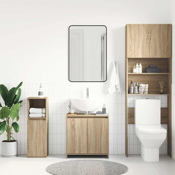 Badezimmerschrank Sonoma Eiche 60 cm